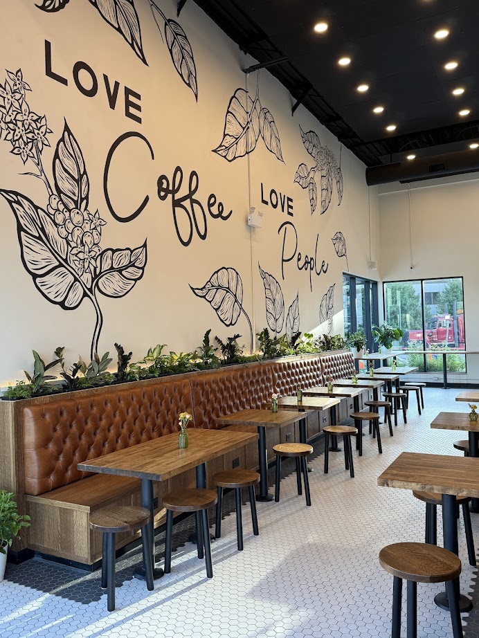 Branded Coffee Plant Mural